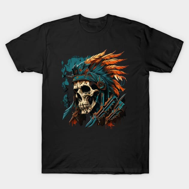 Matachin skull T-Shirt by Crazy skull